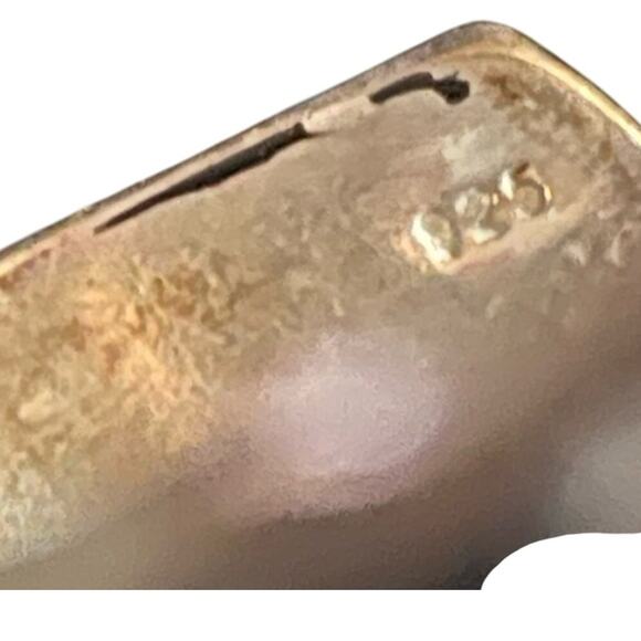 Silver Motorcycle Cuff Harley Davidson handcrafted - Picture 6 of 6